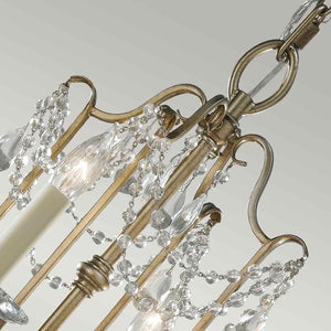 Feiss Chandelier from the Gianna range. Gianna 4 Light Chandelier  Product Code = FE-GIANNA4