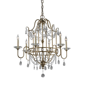 Feiss Chandelier from the Gianna range. Gianna 6 Light Chandelier Product Code = FE-GIANNA6