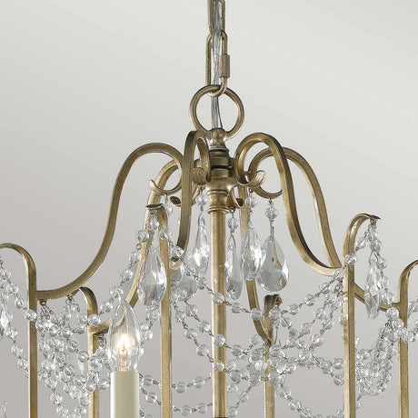Feiss Chandelier from the Gianna range. Gianna 6 Light Chandelier Product Code = FE-GIANNA6