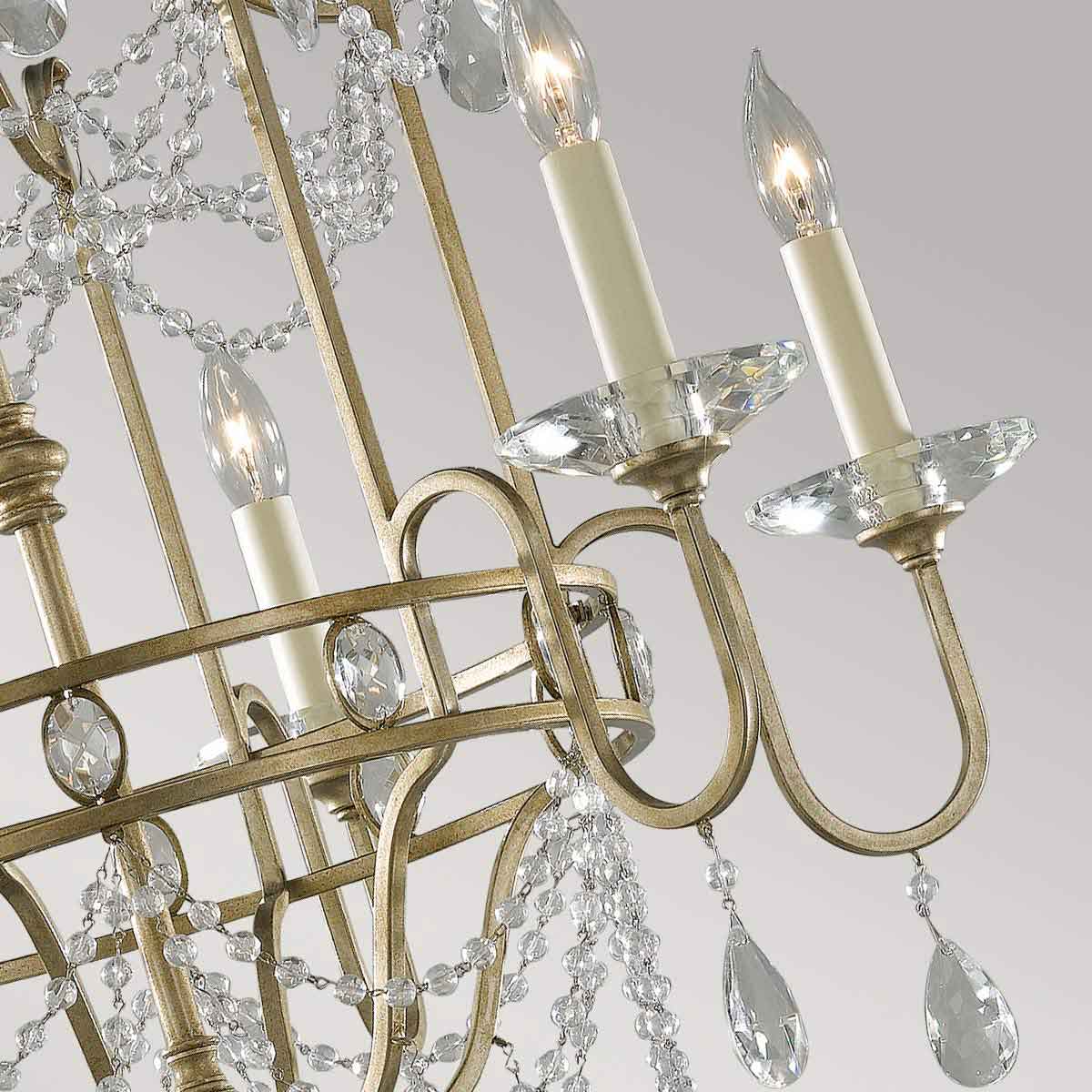 Feiss Chandelier from the Gianna range. Gianna 6 Light Chandelier Product Code = FE-GIANNA6