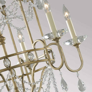 Feiss Chandelier from the Gianna range. Gianna 6 Light Chandelier Product Code = FE-GIANNA6