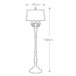 Feiss Floor Lamp from the Gibson range. Gibson 4 Light Floor Lamp – SKU FE-GIBSON-FL