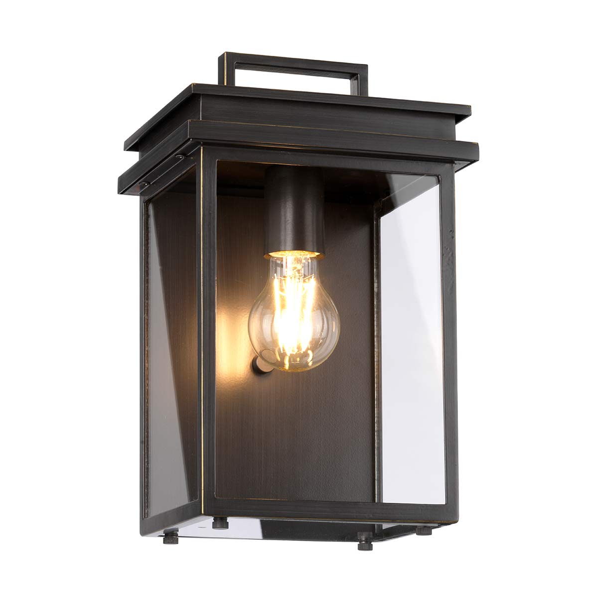 Feiss Outdoor Wall Light from the Glenview range. Glenview 1 Light Wall Lantern Product Code = FE-GLENVIEW-M