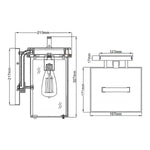 Feiss Outdoor Wall Light from the Glenview range. Glenview 1 Light Wall Lantern – SKU FE-GLENVIEW-M