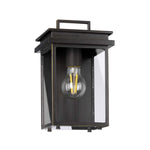 Feiss Outdoor Wall Light from the Glenview range. Glenview 1 Light Wall Lantern Product Code = FE-GLENVIEW-S
