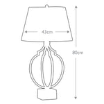Feiss Table Lamp from the Grandeur range. Grandeur 1 Light Table Lamp  Product Code = FE-GRANDEUR-TL