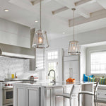 Feiss Pendant from the Harrow range. Harrow 1 Light Medium Pendant Product Code = FE-HARROW-P-M