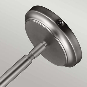 Feiss Pendant from the Hobson range. Hobson 1 Light Large Pendant Satin Nickel Product Code = FE-HOBSON-P-L-SN