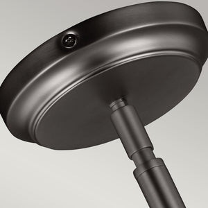 Feiss Pendant from the Hobson range. Hobson 1 Light Medium Pendant Product Code = FE-HOBSON-P-M-SN