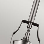 Feiss Pendant from the Hobson range. Hobson 1 Light Medium Pendant – SKU FE-HOBSON-P-M-SN