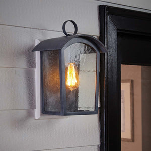 Feiss Wall Light from the Huguenot Lake range. Huguenot Lake 1 Light Wall Light Product Code = FE-HUGOLAKE1BATH