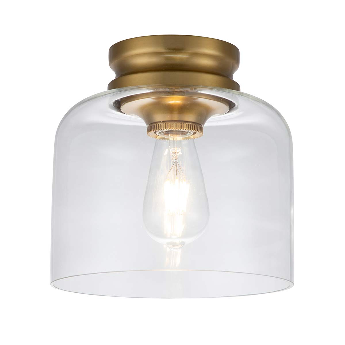 Feiss Ceiling Flush from the Hounslow range. Hounslow 1 Light Flush Light Product Code = FE-HOUNSLOW-F-BB