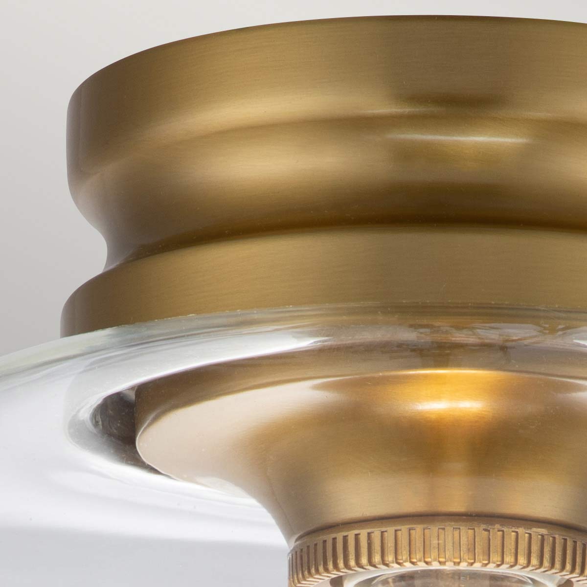 Feiss Ceiling Flush from the Hounslow range. Hounslow 1 Light Flush Light Product Code = FE-HOUNSLOW-F-BB