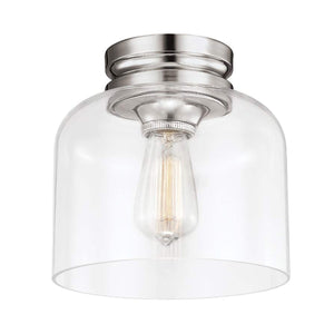 Feiss Ceiling Flush from the Hounslow range. Hounslow 1 Light Flush Light Product Code = FE-HOUNSLOW-F-PN
