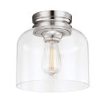 Feiss Ceiling Flush from the Hounslow range. Hounslow 1 Light Flush Light – SKU FE-HOUNSLOW-F-PN