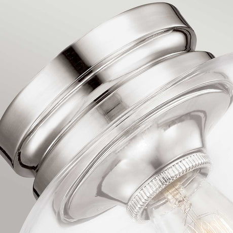 Feiss Ceiling Flush from the Hounslow range. Hounslow 1 Light Flush Light Product Code = FE-HOUNSLOW-F-PN