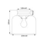 Feiss Ceiling Flush from the Hounslow range. Hounslow 1 Light Flush Light – SKU FE-HOUNSLOW-F-PN