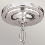 Feiss Pendant from the Hounslow range. Hounslow 1 Light Pendant Polished Nickel Product Code = FE-HOUNSLOW-P-PN