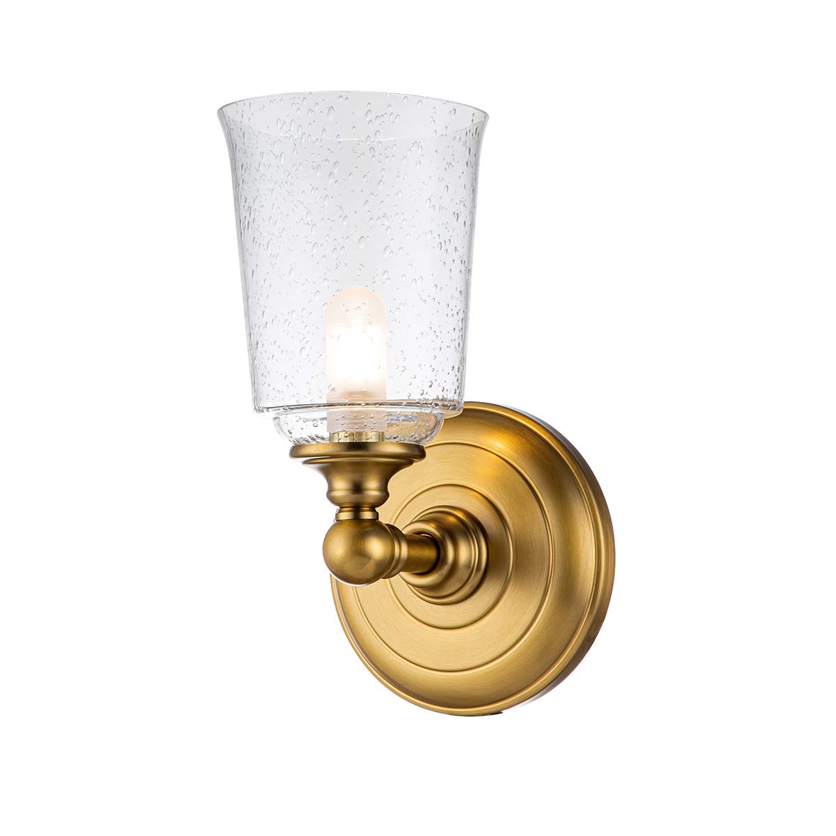 Feiss Wall Light from the Huguenot Lake range. Huguenot Lake 1 Light Wall Light Product Code = FE-HUGOLAKE1BATH-BB