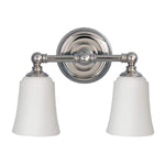 Feiss Wall Light from the Huguenot Lake range. Huguenot Lake 2 Light Wall Light Product Code = FE-HUGOLAKE2BATH