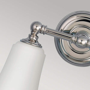 Feiss Wall Light from the Huguenot Lake range. Huguenot Lake 2 Light Wall Light Product Code = FE-HUGOLAKE2BATH