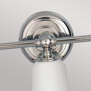Feiss Wall Light from the Huguenot Lake range. Huguenot Lake 3 Light Wall Light Product Code = FE-HUGOLAKE3BATH