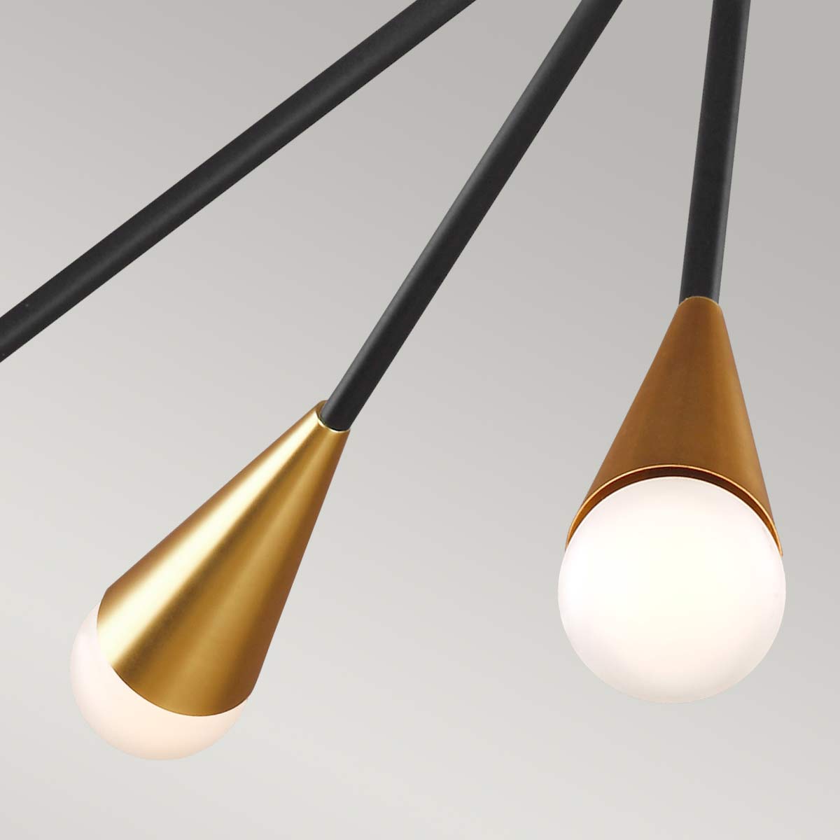 Feiss Chandelier from the Jax range. Jax 10 Light Chandelier Product Code = FE-JAX10-MB