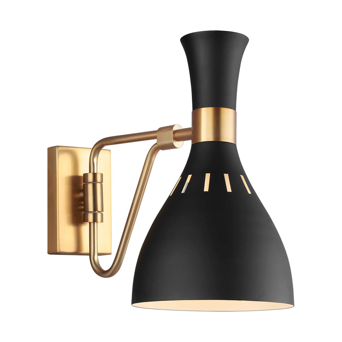 Feiss Wall Light from the Joan range. Joan 1 Light Wall Light Product Code = FE-JOAN1-MB