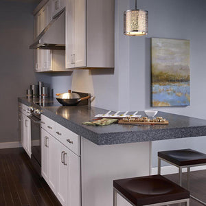 Feiss Pendant from the Joplin range. Joplin 1 Light Mini Pendant Product Code = FE-JOPLIN-MP