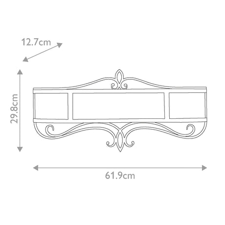 Feiss Wall Light from the Justine range. Justine 2 Light Wall Light - Horizontal Product Code = FE-JUSTINE2-A