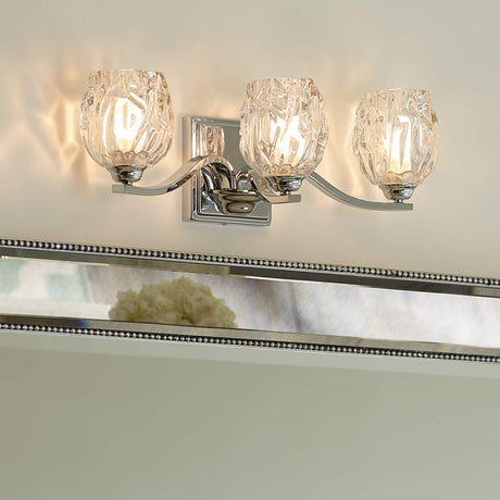 Feiss Wall Light from the Kalli range. Kalli 3 Light Above Mirror Light Product Code = FE-KALLI3-BATH