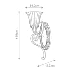 Feiss Wall Light from the Kelham Hall range. Kelham Hall 1 Light Wall Light – SKU FE-KELHAM-HALL1