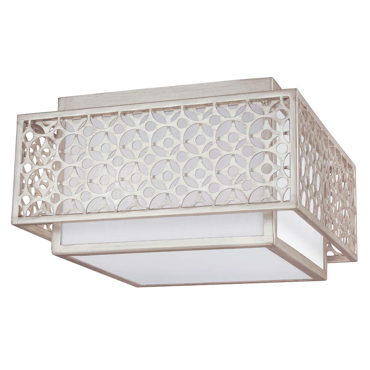 Feiss Ceiling Flush from the Kenney range. Kenney 2 Light Flush Product Code = FE-KENNEY-F