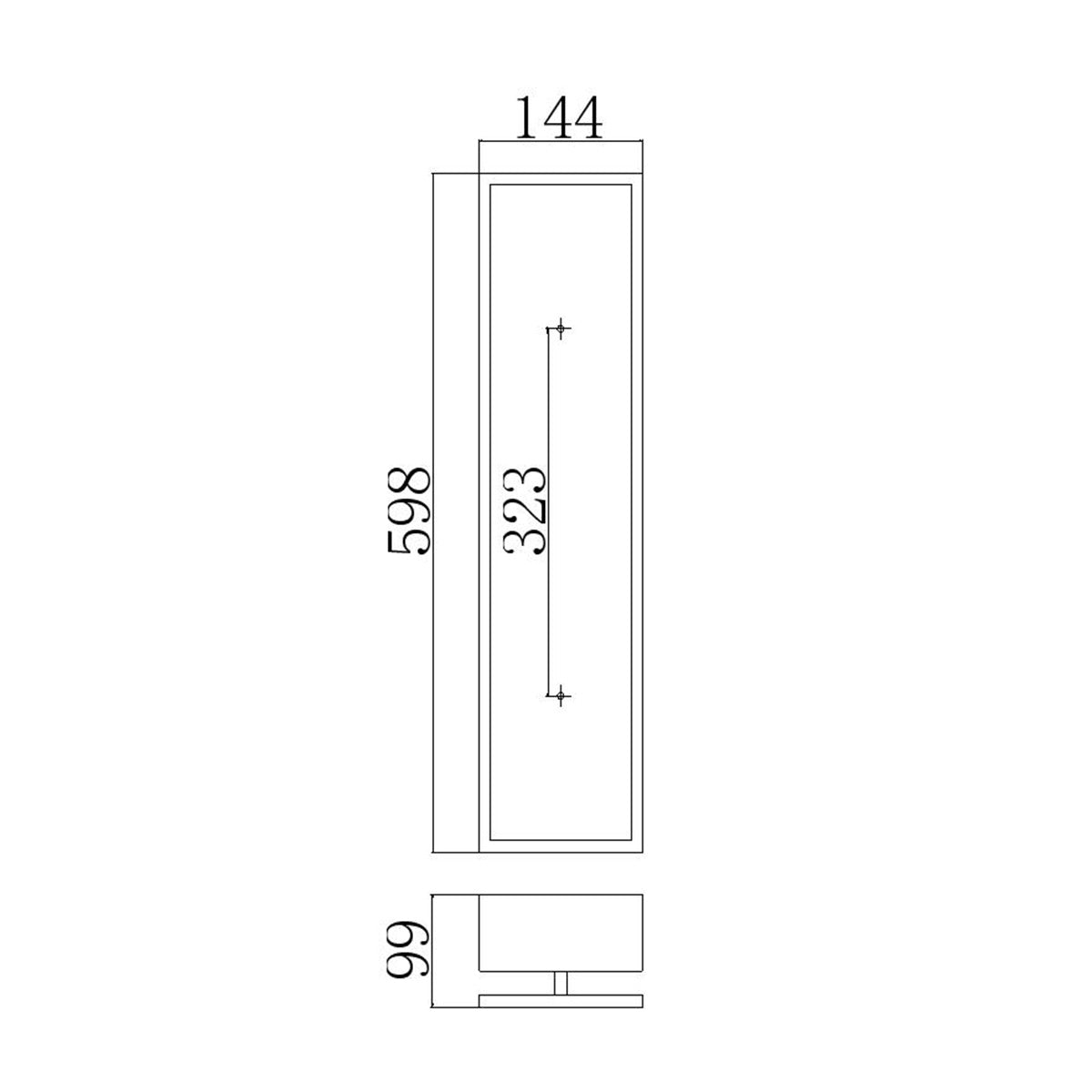 Feiss Wall Light from the Kenney range. Kenney 4 Light LED Wall Light Product Code = FE-KENNEY-LED