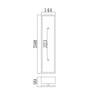 Feiss Wall Light from the Kenney range. Kenney 4 Light LED Wall Light Product Code = FE-KENNEY-LED