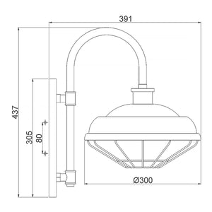 Feiss Wall Light from the Lexi range. Lexi 1 Light Wall Light Product Code = FE-LEXI1