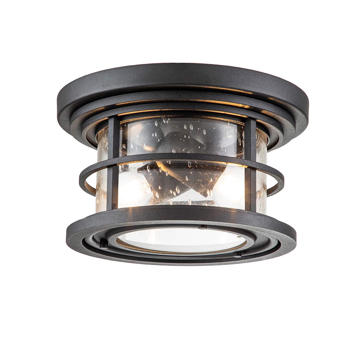 Feiss Ceiling Flush from the Lighthouse range. Lighthouse 2 Light Flush Product Code = FE-LIGHTHOUSE-F-BLK