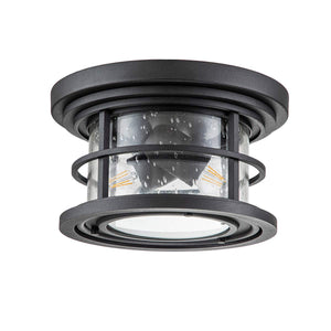Feiss Ceiling Flush from the Lighthouse range. Lighthouse 2 Light Flush Product Code = FE-LIGHTHOUSE-F-BLK