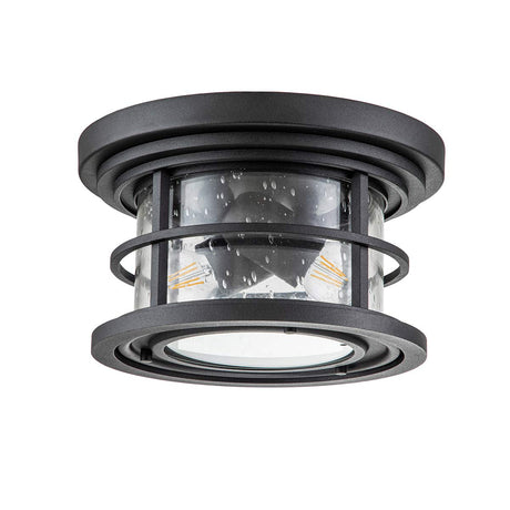 Feiss Ceiling Flush from the Lighthouse range. Lighthouse 2 Light Flush Product Code = FE-LIGHTHOUSE-F-BLK