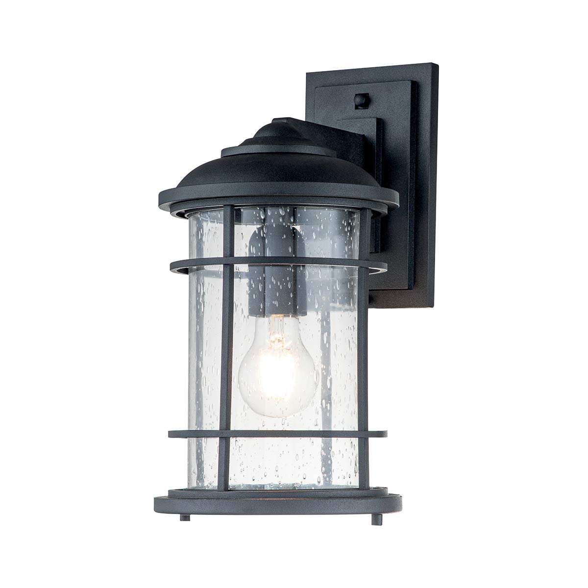 Feiss Outdoor Wall Light from the Lighthouse range. Lighthouse 1 Light Medium Wall Lantern Product Code = FE-LIGHTHOUSE2-M-BLK