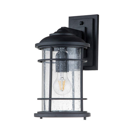 Feiss Outdoor Wall Light from the Lighthouse range. Lighthouse 1 Light Medium Wall Lantern Product Code = FE-LIGHTHOUSE2-M-BLK