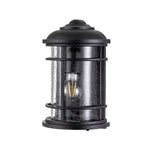Feiss Outdoor Wall Light from the Lighthouse range. Lighthouse 1 Light Half Lantern Product Code = FE-LIGHTHOUSE-7-BLK