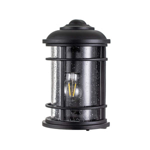 Feiss Outdoor Wall Light from the Lighthouse range. Lighthouse 1 Light Half Lantern Product Code = FE-LIGHTHOUSE-7-BLK