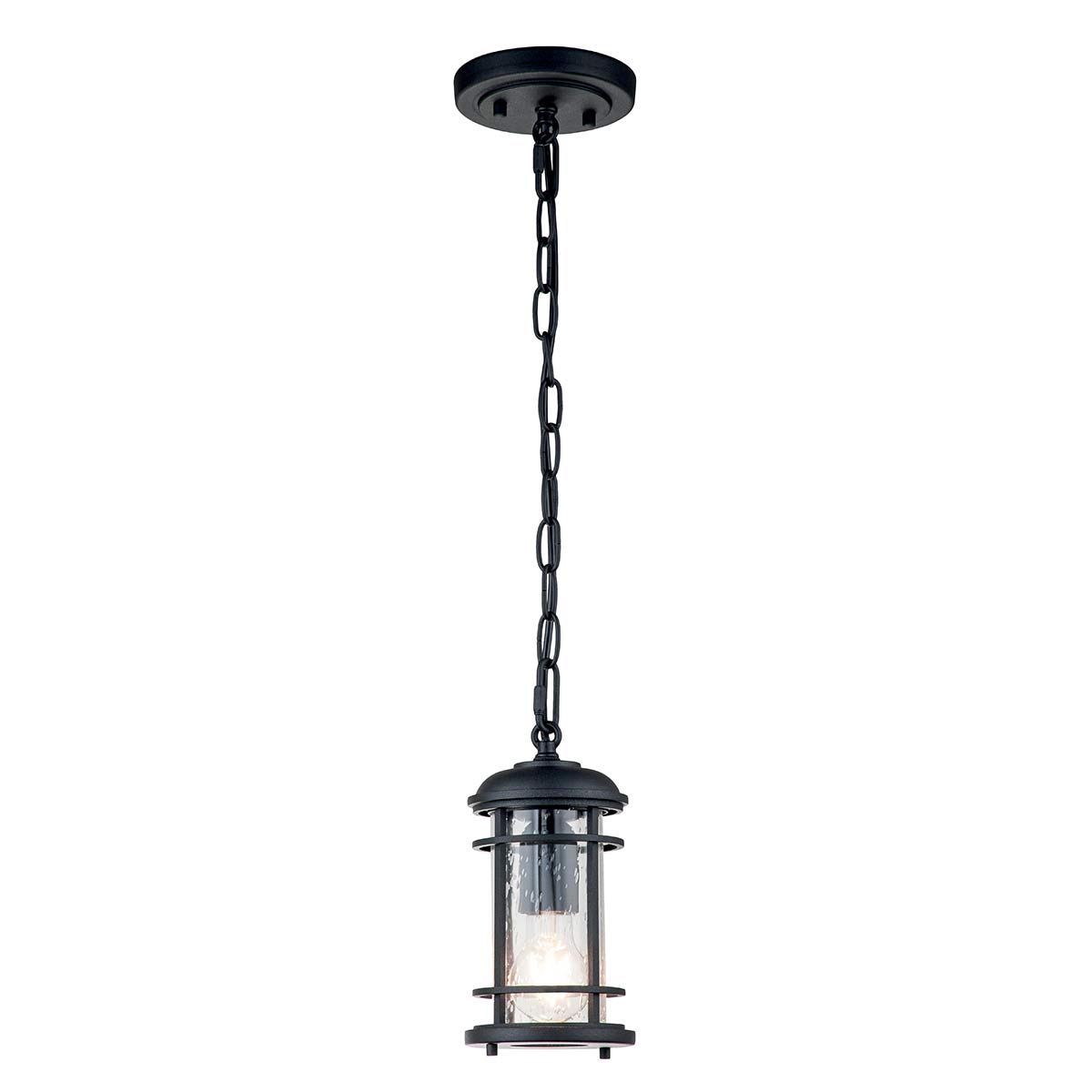 Feiss Outdoor Hanging from the Lighthouse range. Lighthouse 1 Light Small Chain Lantern Product Code = FE-LIGHTHOUSE8-S-BLK