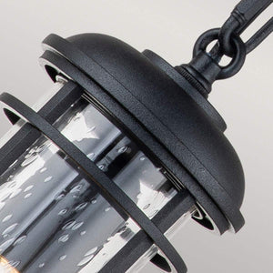 Feiss Outdoor Hanging from the Lighthouse range. Lighthouse 1 Light Small Chain Lantern Product Code = FE-LIGHTHOUSE8-S-BLK