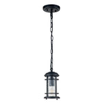Feiss Outdoor Hanging from the Lighthouse range. Lighthouse 1 Light Small Chain Lantern Product Code = FE-LIGHTHOUSE8-S-BLK