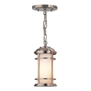 Feiss Outdoor Hanging from the Lighthouse range. Lighthouse 1 Light Small Chain Lantern - Steel Product Code = FE-LIGHTHOUSE8-S