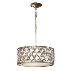 Feiss Pendant from the Lucia range. Lucia 3 Light Pendant Chandelier Product Code = FE-LUCIA-B