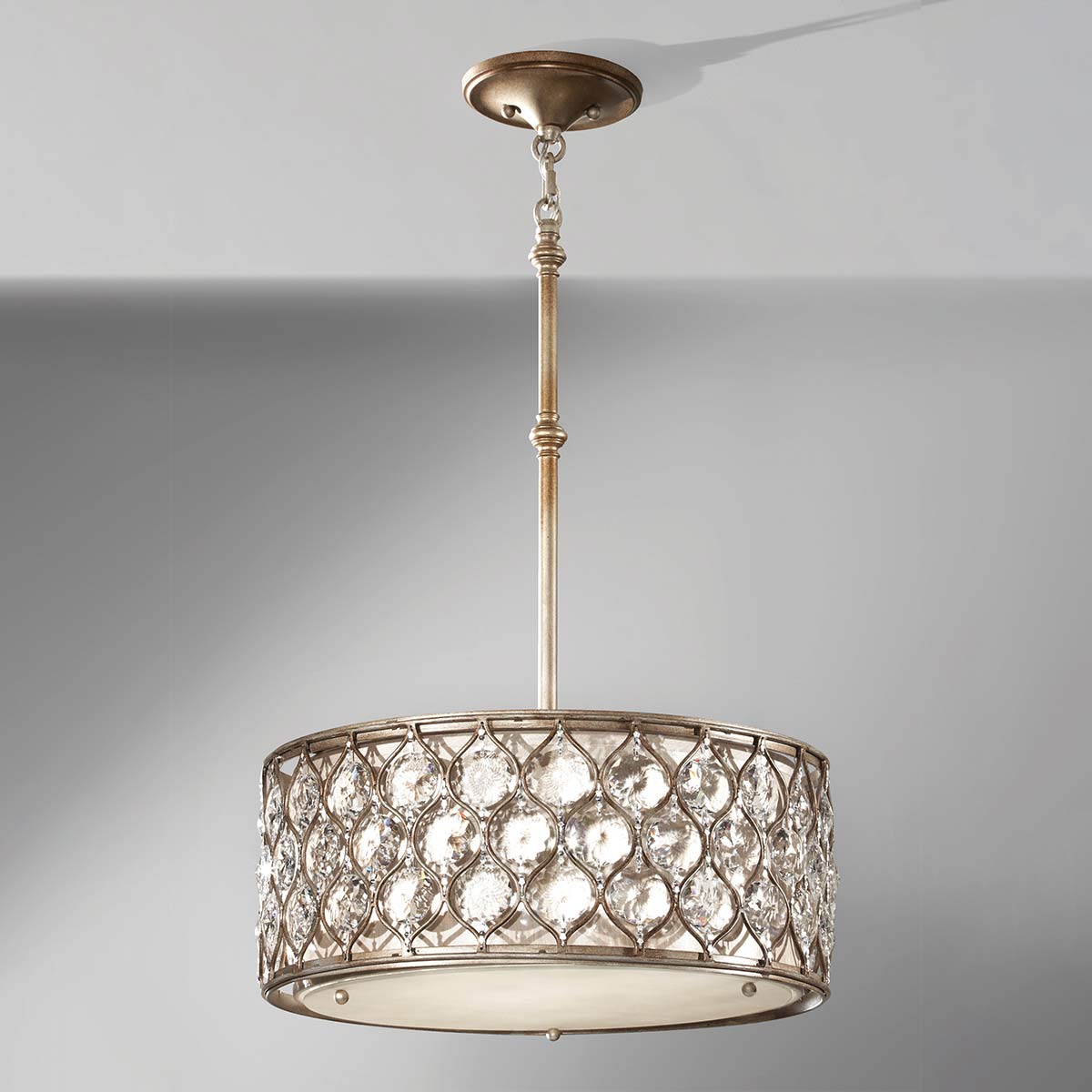 Feiss Pendant from the Lucia range. Lucia 3 Light Pendant Chandelier Product Code = FE-LUCIA-B