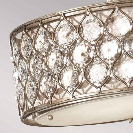 Feiss Pendant from the Lucia range. Lucia 3 Light Pendant Chandelier Product Code = FE-LUCIA-B